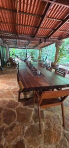 kumankaya ayahuasca center mexico dining room